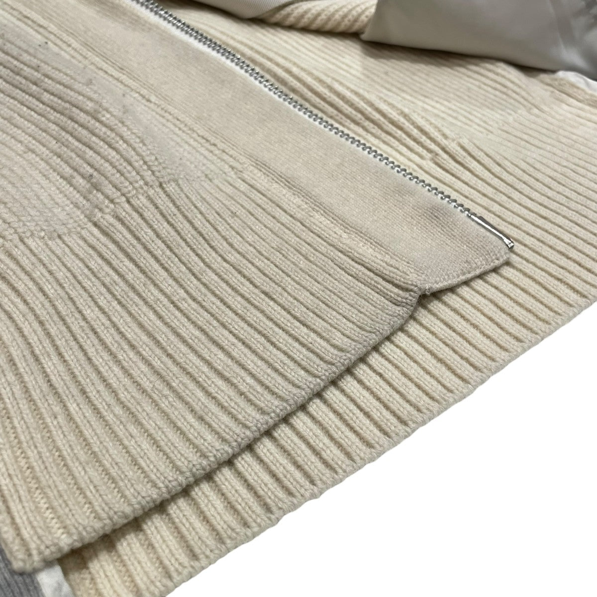22AWWool Knit x Nylon Twill CardiganカーディガンSCW-064
