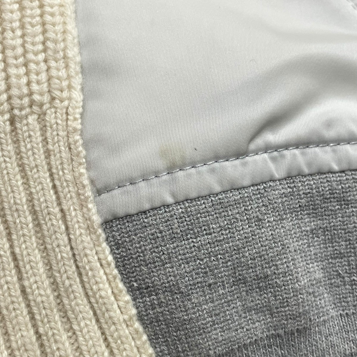 22AWWool Knit x Nylon Twill CardiganカーディガンSCW-064