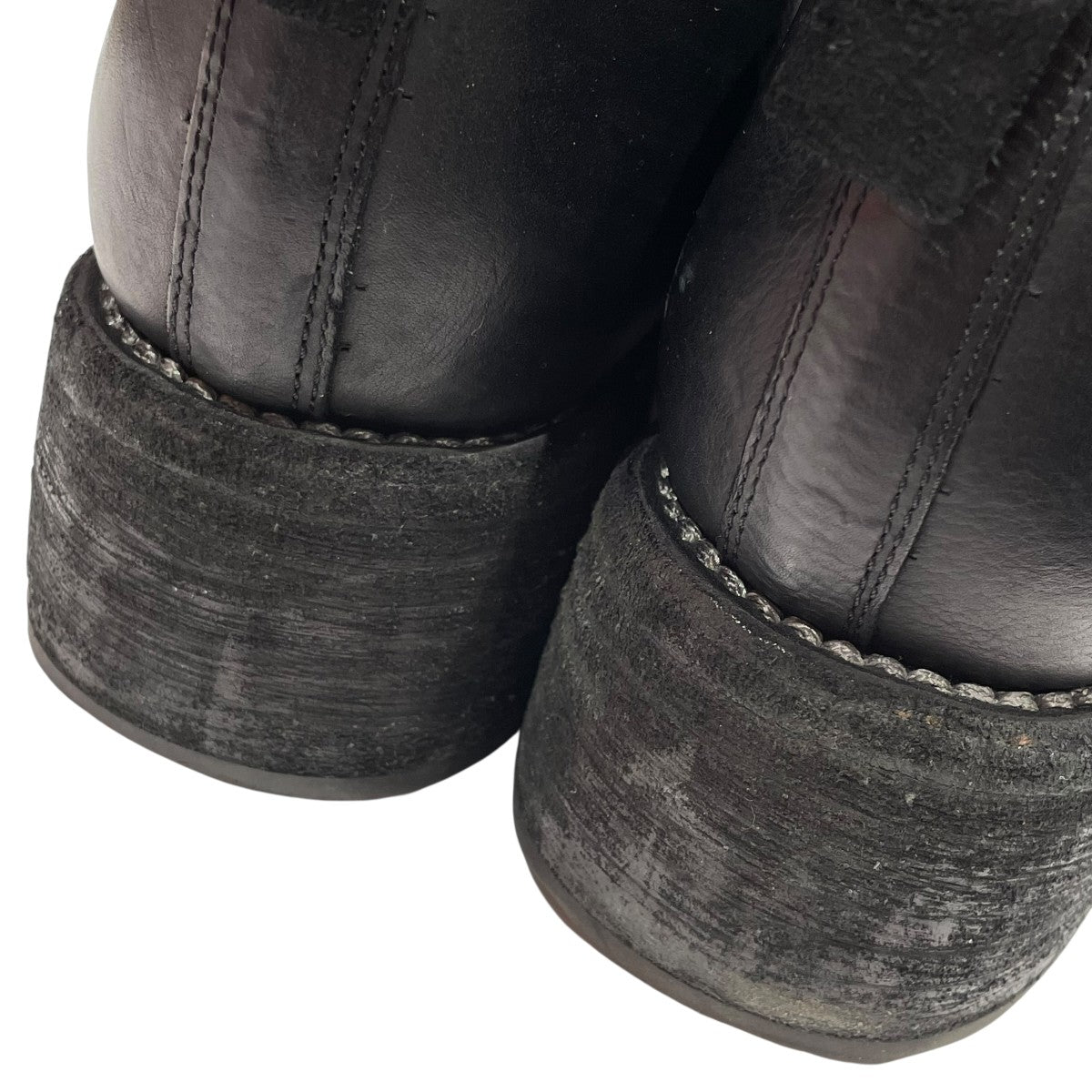 GUIDI◆グイディ/PL1/フロントジップ/41 GUIDI(グイディ) フロントジップレザーシューズPL0FZ PL0FZ ブラック