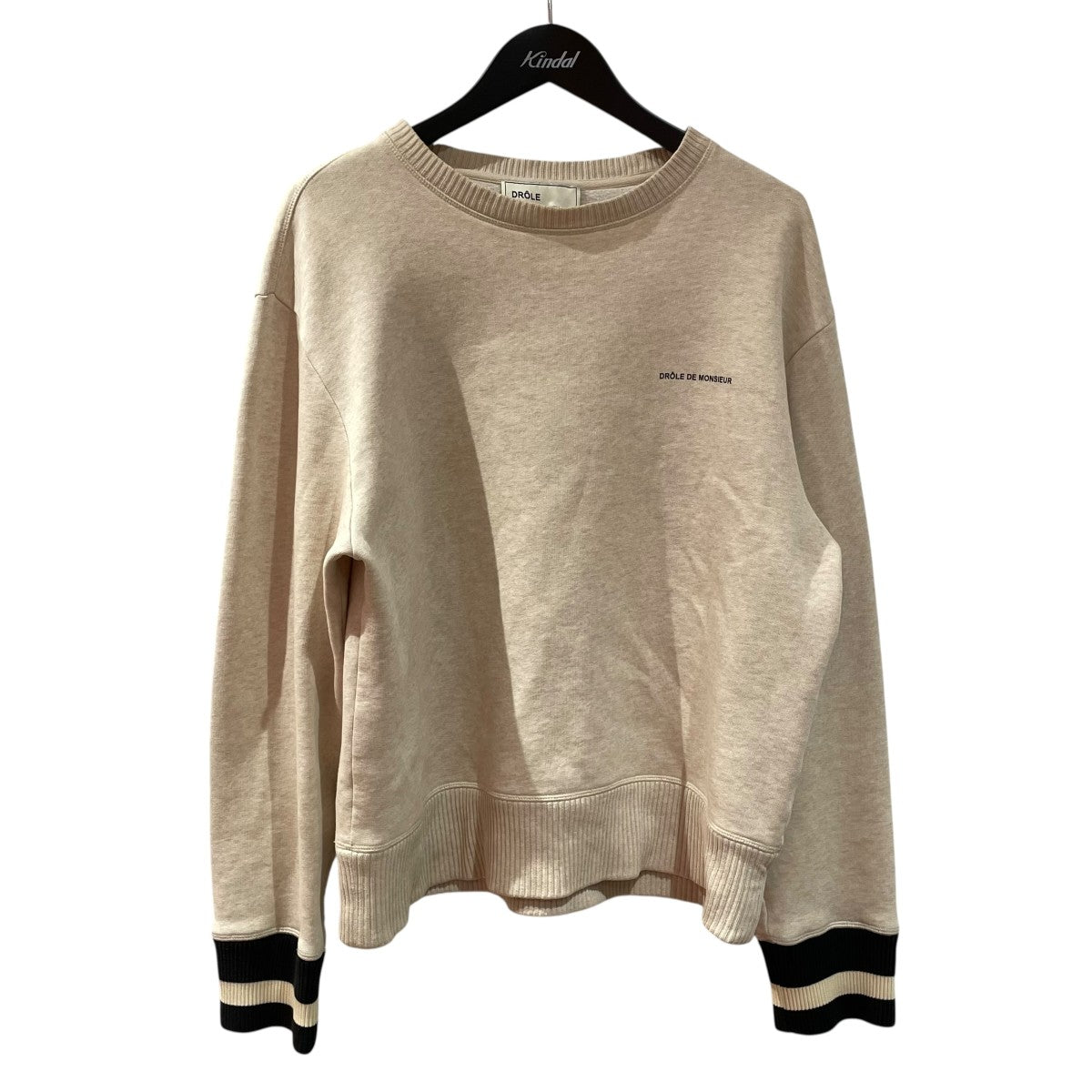 DROLE DE MONSIEUR クルーネックスウェット 古着・中古-1枚目のアイテム画像