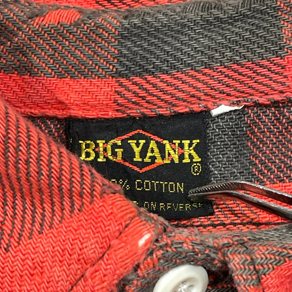 BIG YANK 70sネルシャツ 古着・中古-6枚目のアイテム画像