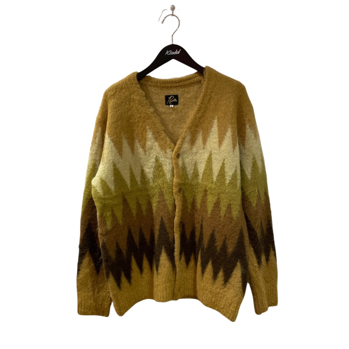 Needles Mohair Cardigan - ZigzagモヘヤカーディガンLQ274 古着・中古-1枚目のアイテム画像