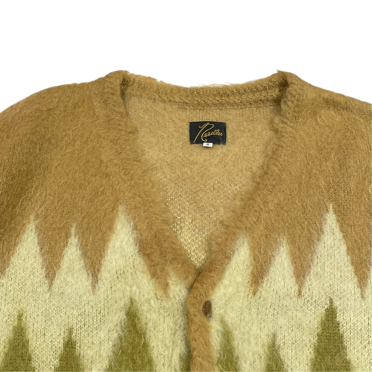 Needles Mohair Cardigan - ZigzagモヘヤカーディガンLQ274 古着・中古-3枚目のアイテム画像