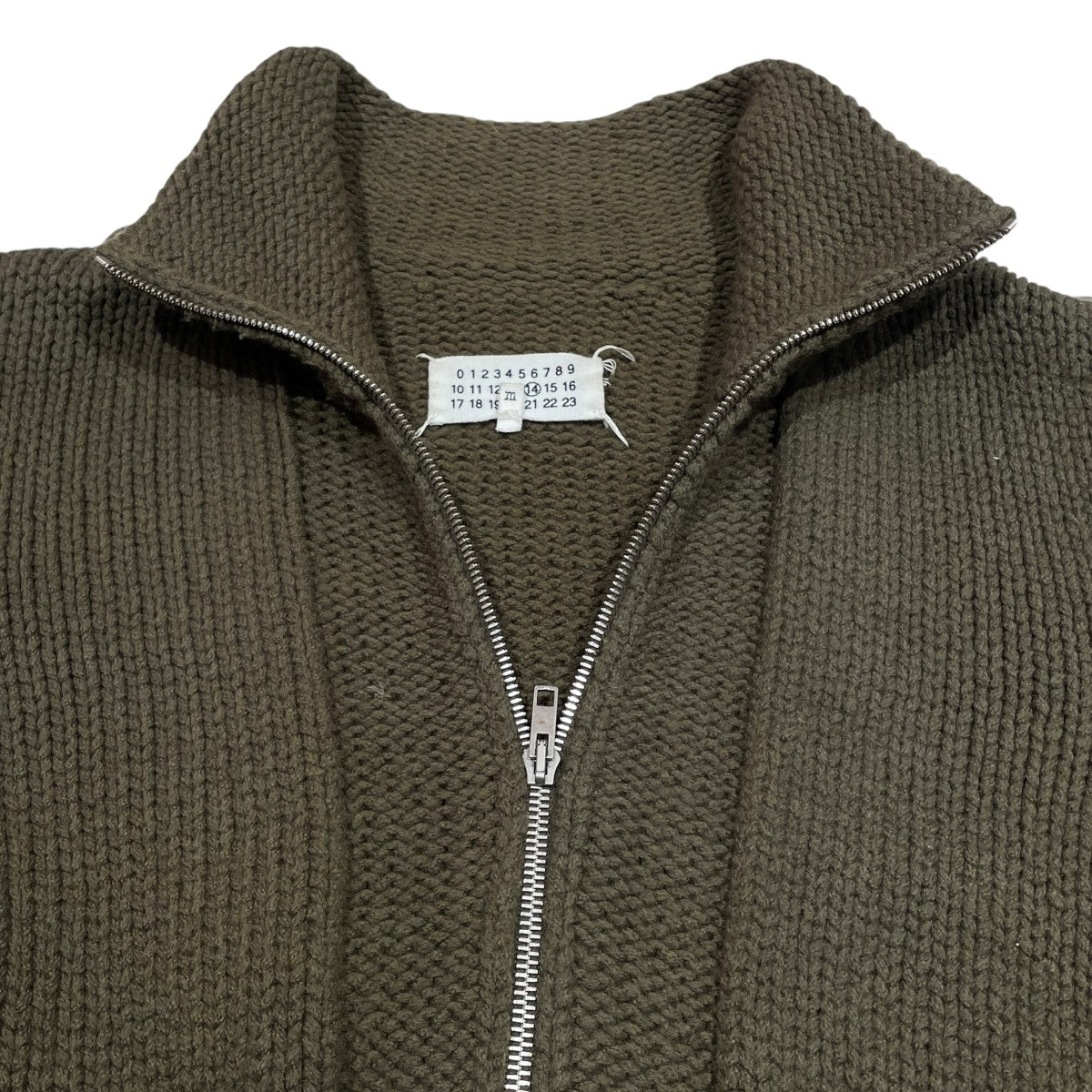 Maison Margiela ジップアップニットS30GP0217 S16087 古着・中古-3枚目のアイテム画像