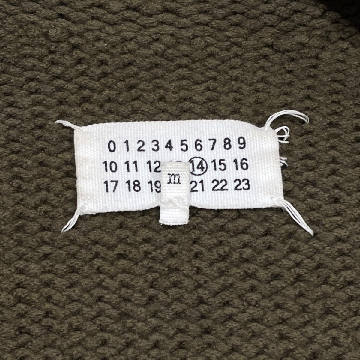 Maison Margiela ジップアップニットS30GP0217 S16087 古着・中古-5枚目のアイテム画像