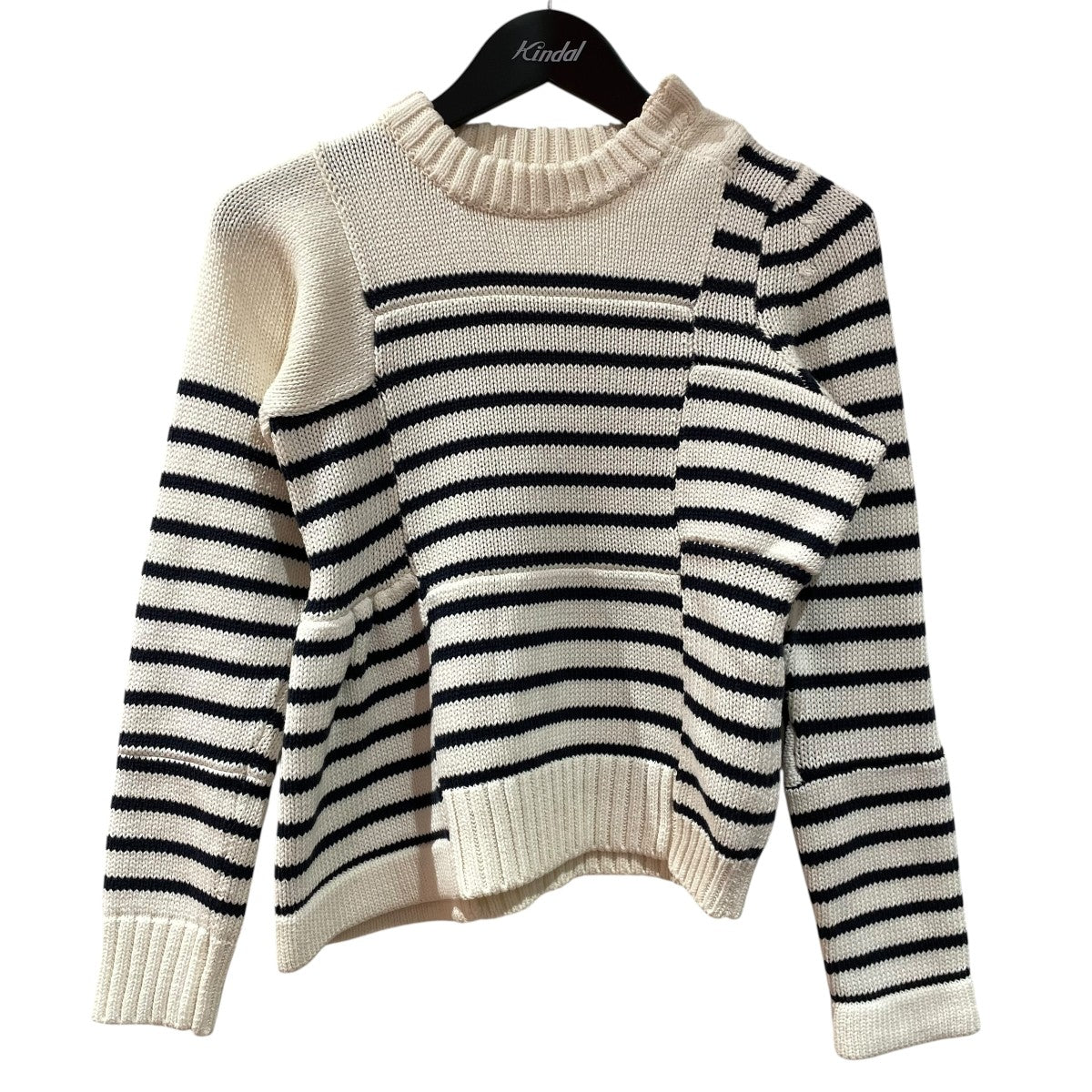 sacai クルーネックニット16 02444 古着・中古-1枚目のアイテム画像