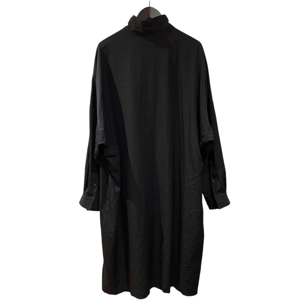 Yohji Yamamoto pour homme 19SSLong Blouse Wrinkled Gabardine長袖シャツHH-B22-100 古着・中古-2枚目のアイテム画像