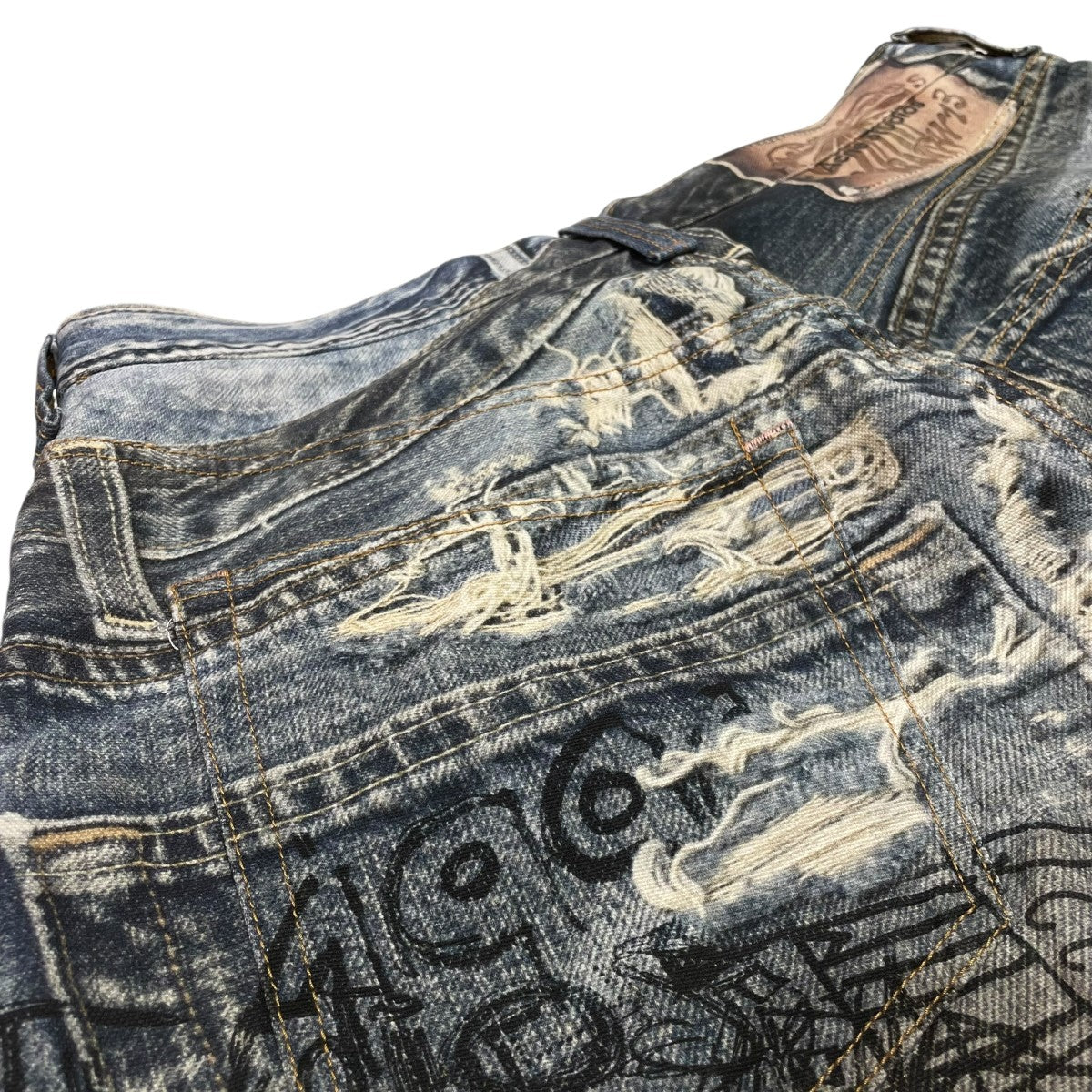 SUPER BAGGY FIT JEANSデニムパンツfn mn trou001097