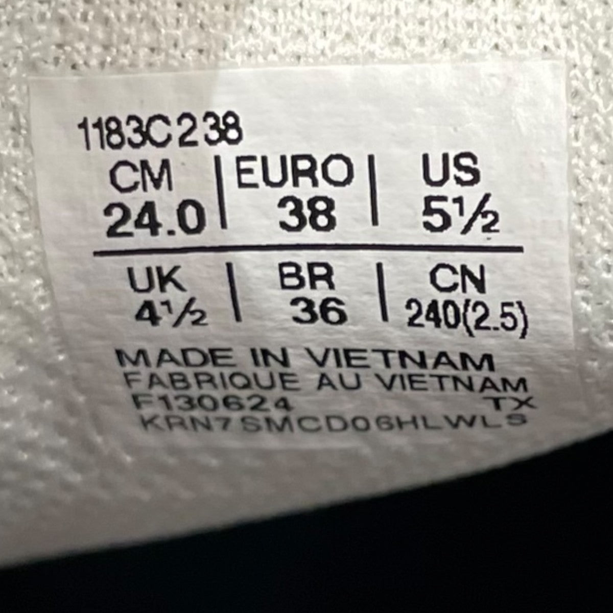 Onitsuka Tiger MEXICO RINKAN WHITEハイカットスニーカー1183C238 古着・中古-8枚目のアイテム画像