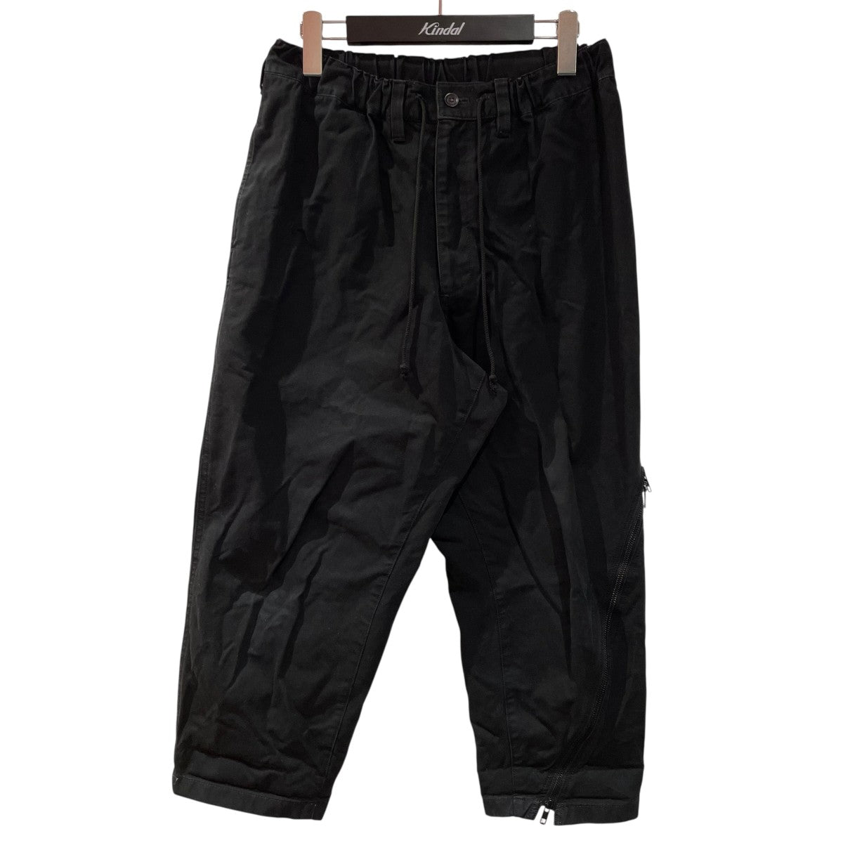 B Yohji Yamamoto テーパードコットンパンツNV-P65-002 古着・中古-1枚目のアイテム画像