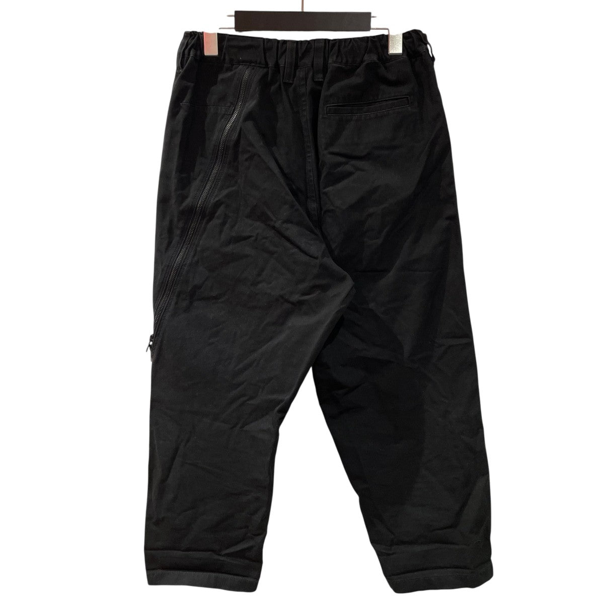 B Yohji Yamamoto テーパードコットンパンツNV-P65-002 古着・中古-2枚目のアイテム画像