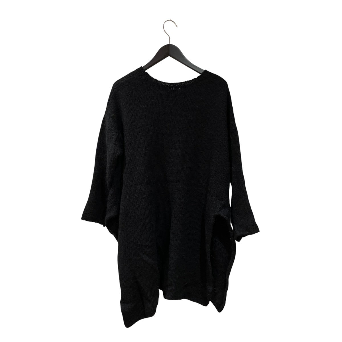 B Yohji Yamamoto BLACK ＆ BLACK グラフィックニットNK-K51-183 古着・中古-2枚目のアイテム画像
