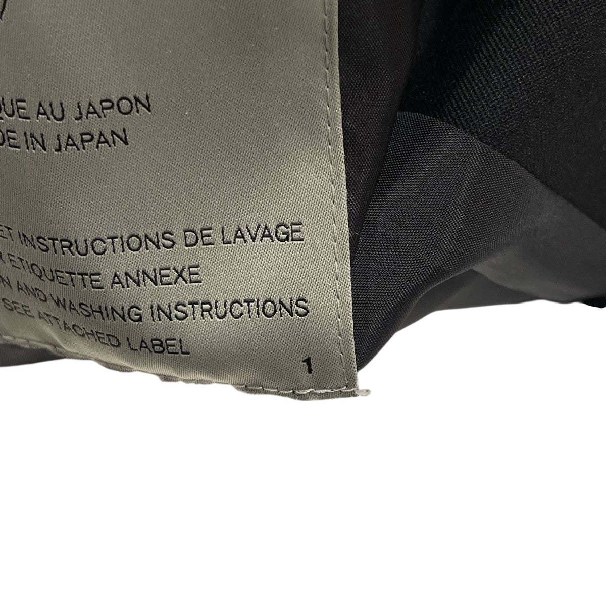 YOHJI YAMAMOTO ドッキングフーデッドコートFD-J10-100 古着・中古-7枚目のアイテム画像