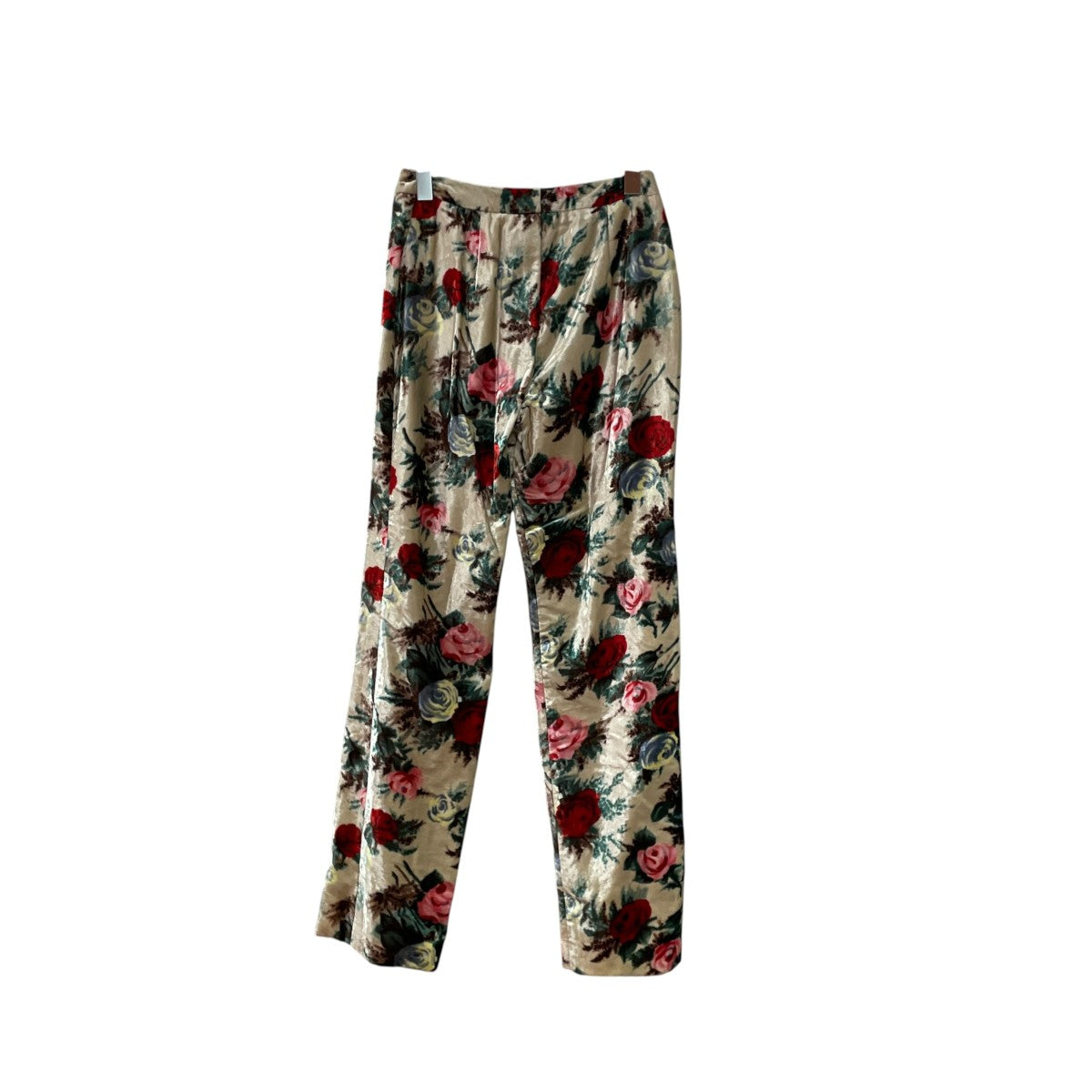 DOLCE ＆ GABBANA 花柄ベロアパンツ621/3510 古着・中古-2枚目のアイテム画像