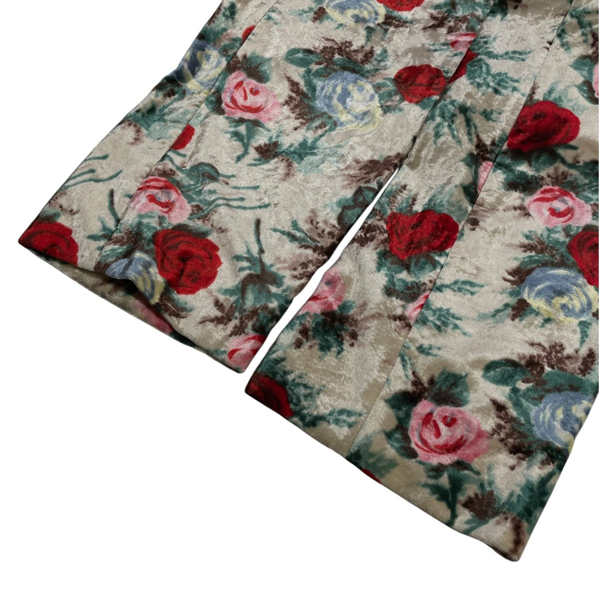 DOLCE ＆ GABBANA 花柄ベロアパンツ621/3510 古着・中古-4枚目のアイテム画像