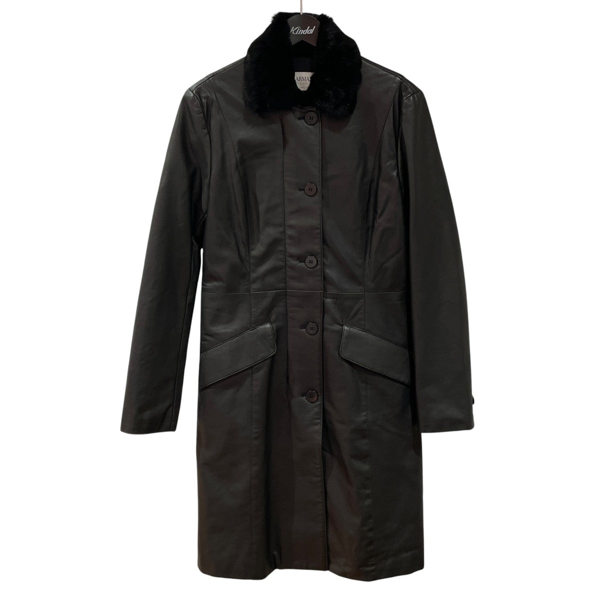 ARMANI COLLEZIONI レザーコートPML04P 古着・中古-1枚目のアイテム画像