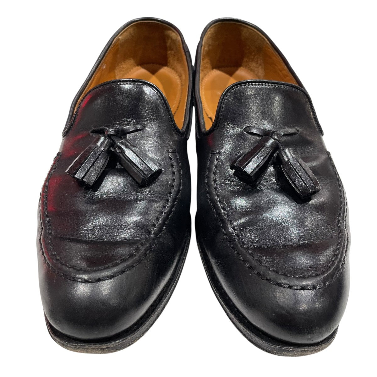 Jalan Sriwijaya 98690 BLACK CALFローファー98690 1428 古着・中古-2枚目のアイテム画像
