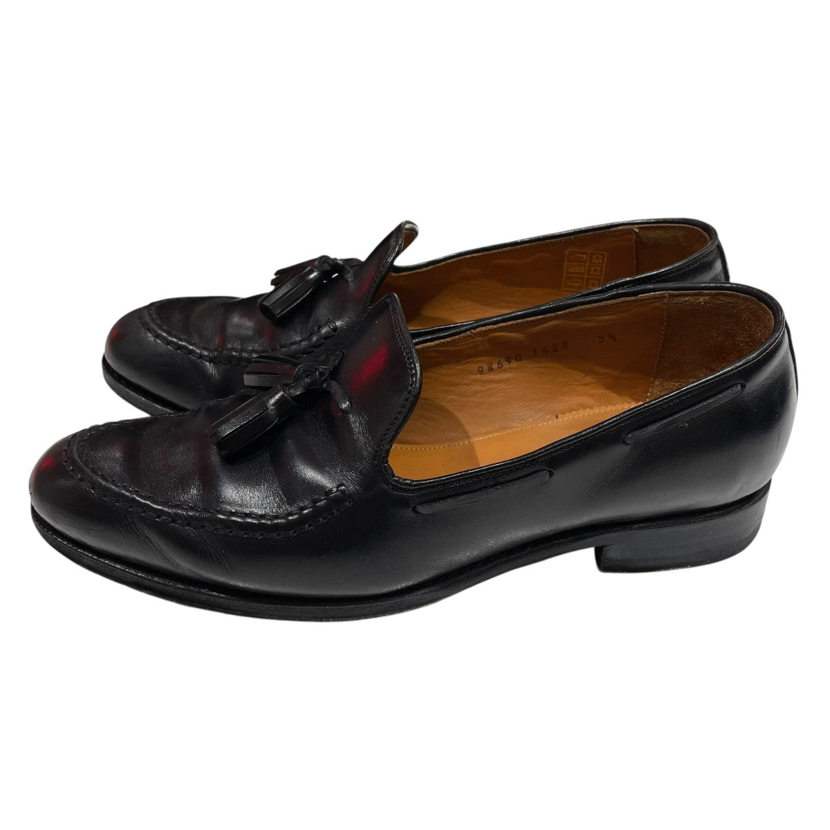 Jalan Sriwijaya 98690 BLACK CALFローファー98690 1428 古着・中古-3枚目のアイテム画像
