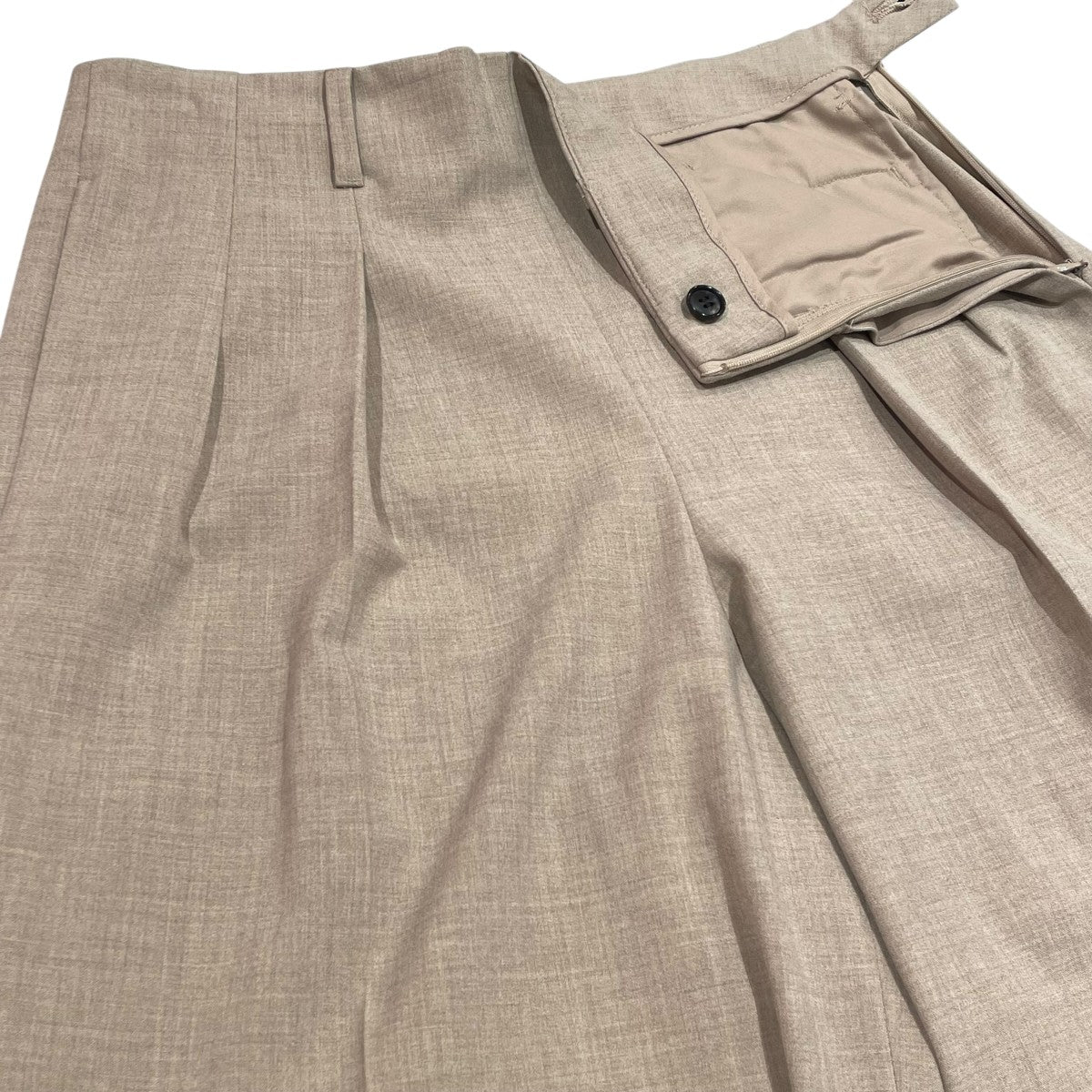 Gypsohila Classy Wide PantsタックトラウザーGPR-308 古着・中古-3枚目のアイテム画像