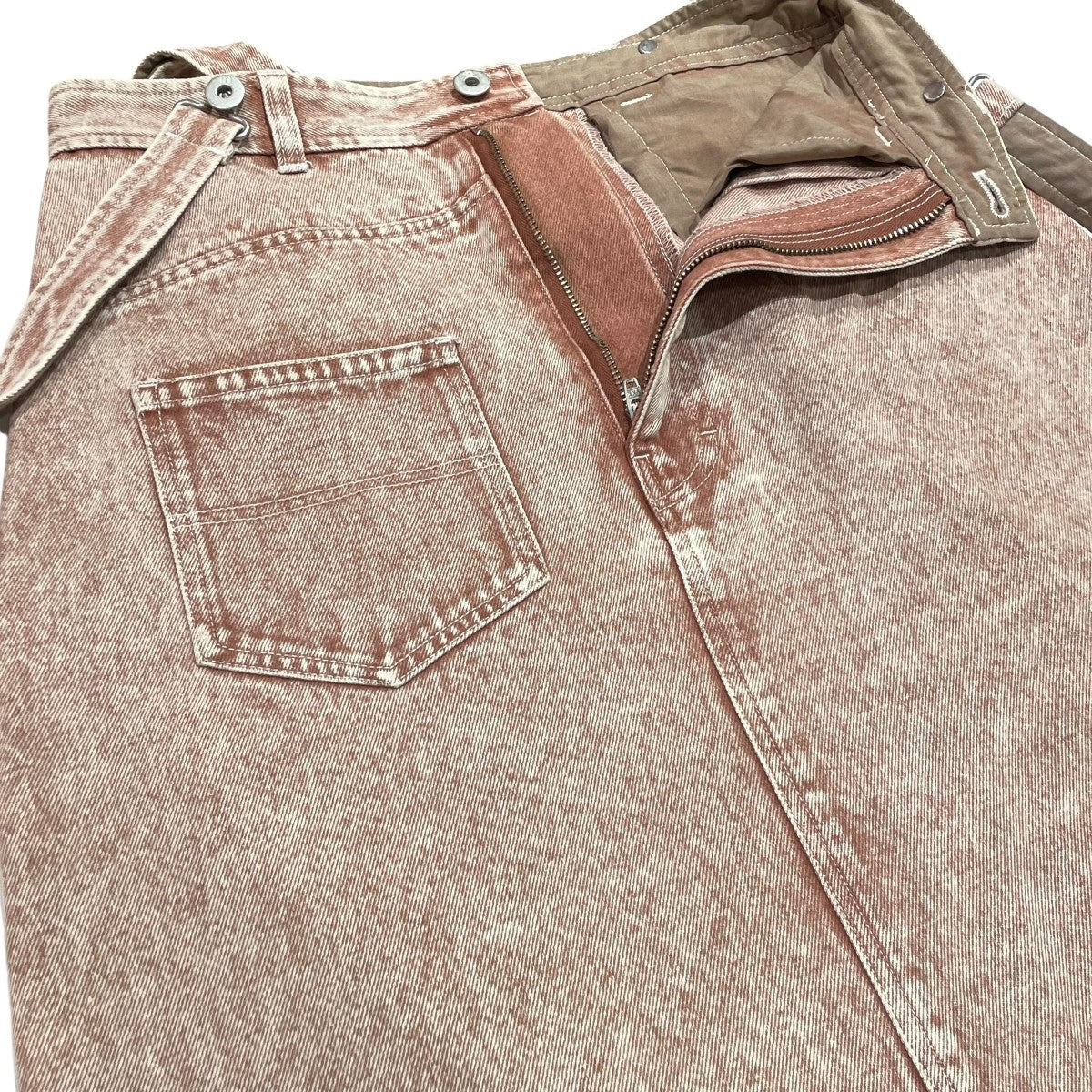 AMERI(アメリ) MEDI INVERT SUSPENDER DENIM SKIRTデニムスカート