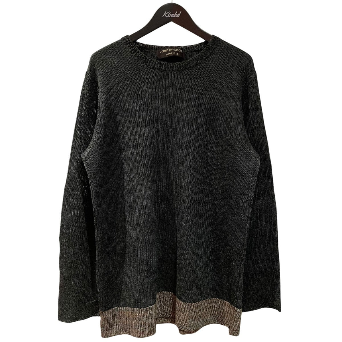 COMME des GARCONS HOMME PLUS 脱色期クルーネックニットPN 100180 古着・中古-1枚目のアイテム画像