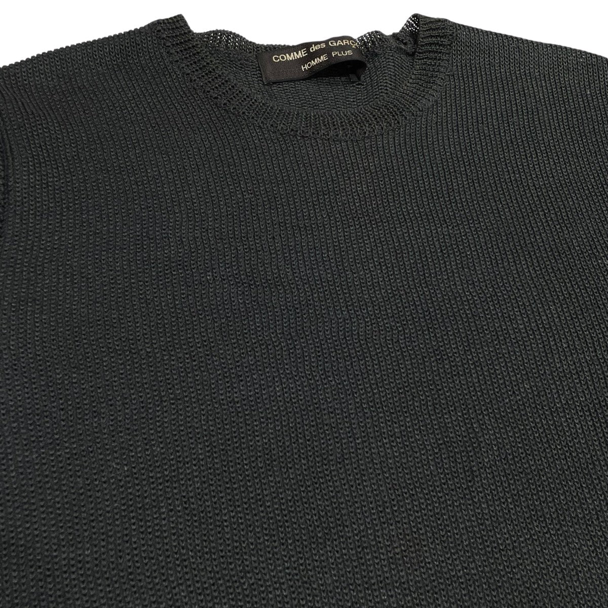 COMME des GARCONS HOMME PLUS 脱色期クルーネックニットPN 100180 古着・中古-3枚目のアイテム画像