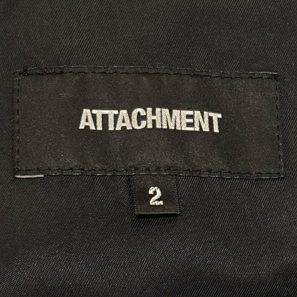 ATTACHMENT 22SS強撚PEトロピカル オーバーサイズド 2BジャケットテーラードジャケットAG21-008 古着・中古-7枚目のアイテム画像