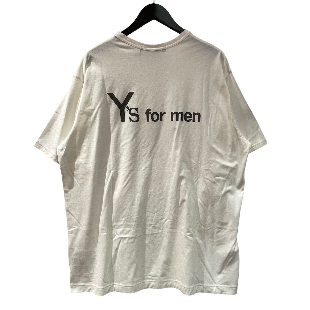 Y’S for men BIG LOGO PRINT SHORT SLEEVE T-SHIRT半袖カットソーMK-T44-077 古着・中古-2枚目のアイテム画像