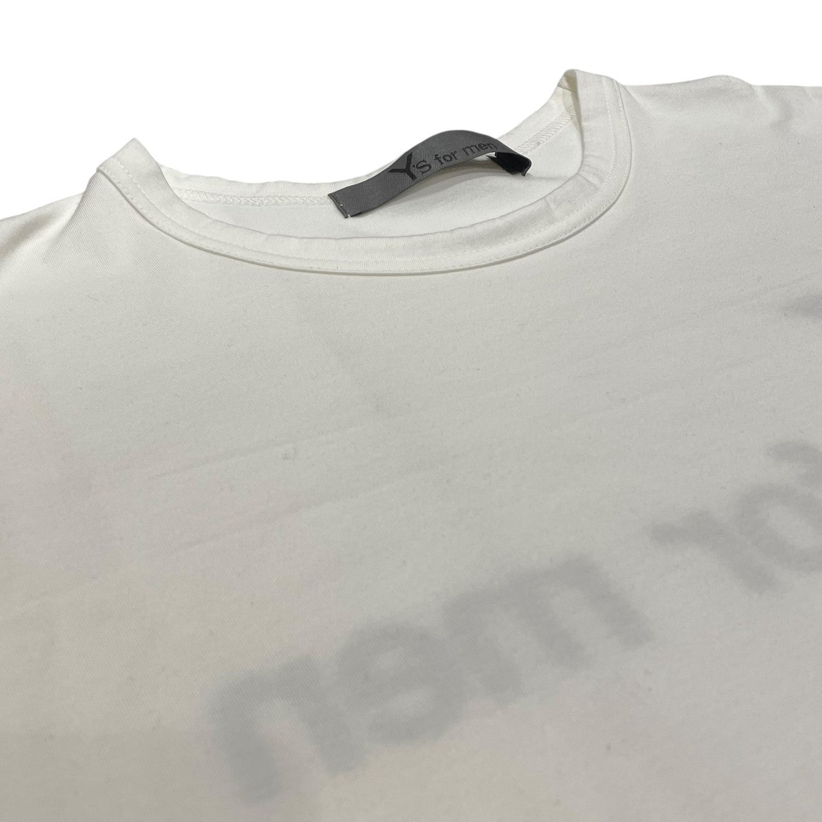 Y’S for men BIG LOGO PRINT SHORT SLEEVE T-SHIRT半袖カットソーMK-T44-077 古着・中古-3枚目のアイテム画像