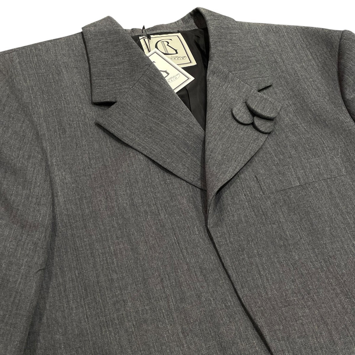 WOOL DOUBLE BREASTED JACKETテーラードジャケットGR-04-JK-001