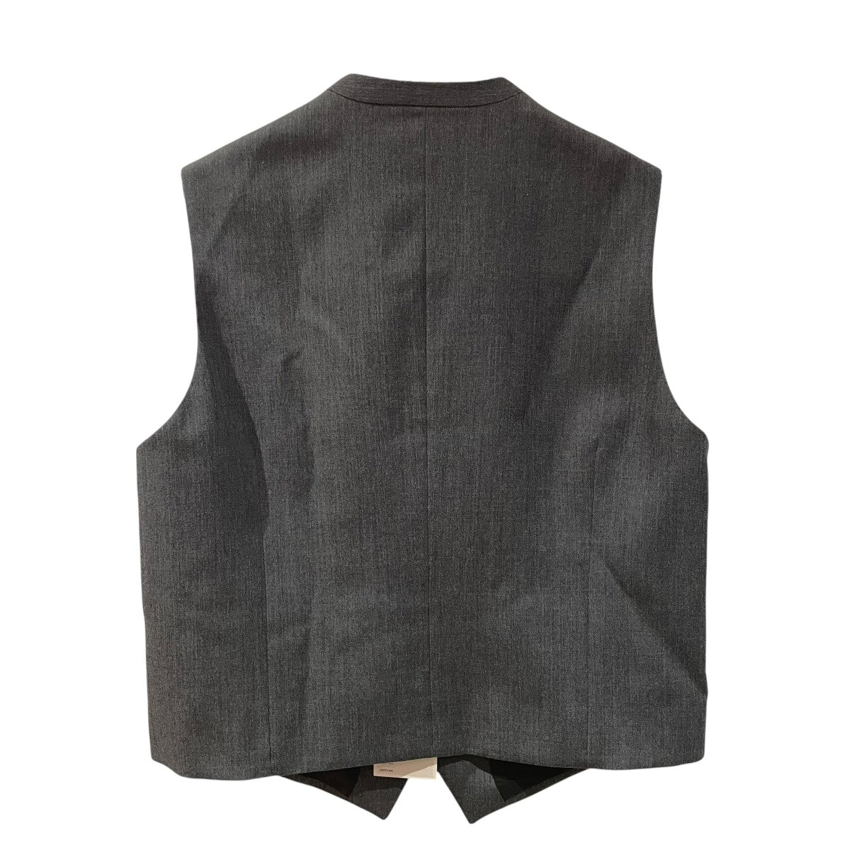 WOOL FLY-FRONT VESTジレGR-06-VT-001