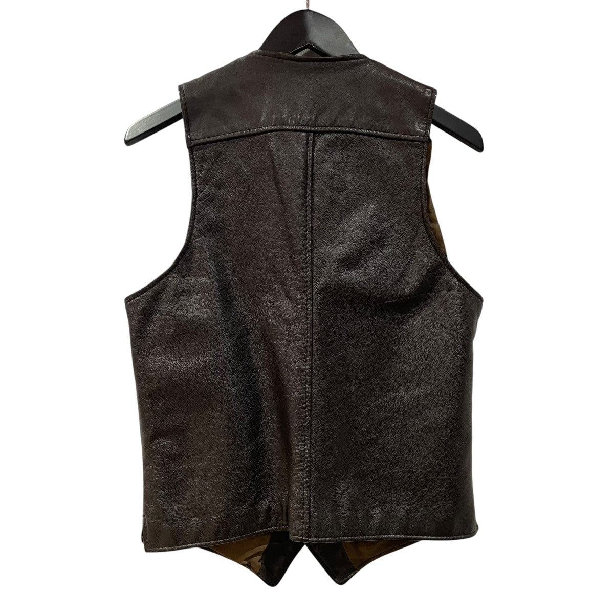 Schott 黒 レザーベスト Schott(ショット) レザーベスト2201 2201 ブラウン サイズ S｜【公式