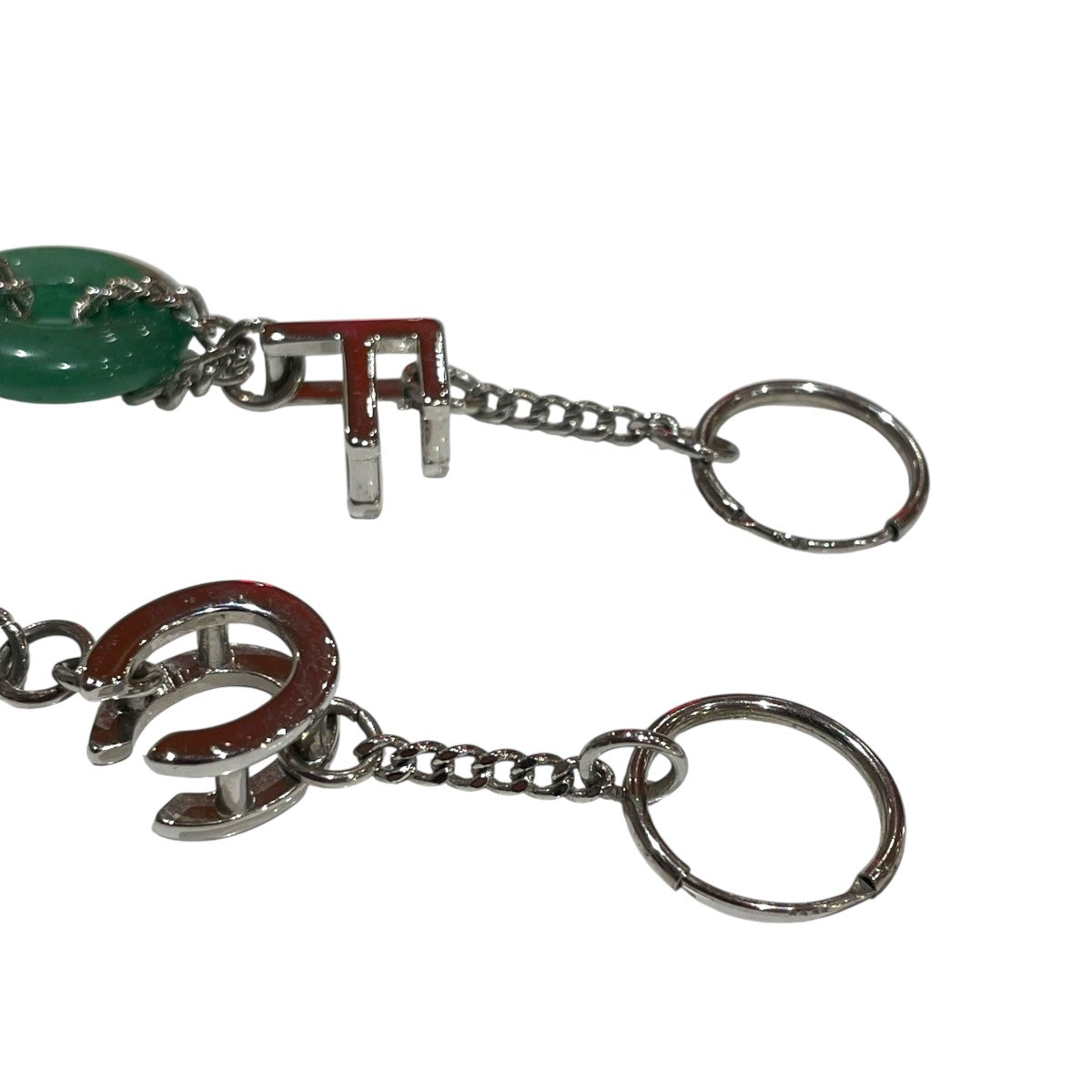 FENG CHEN WANG FCW JADE STONE EARRINGチェーンピアスFS13ACC1103 古着・中古-3枚目のアイテム画像