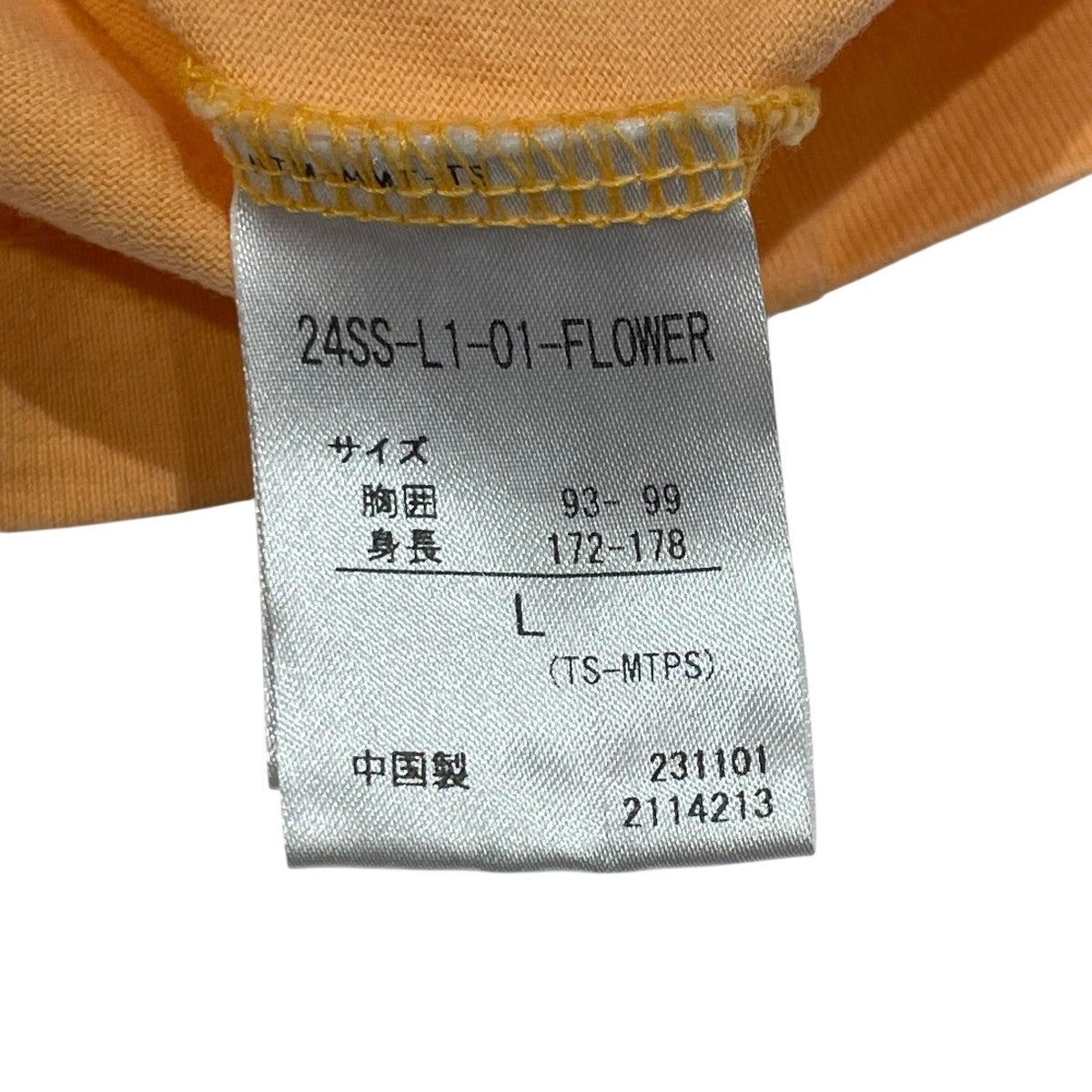 Marmot 半袖Tシャツ24SS-L1-01-FLOWER 古着・中古-6枚目のアイテム画像