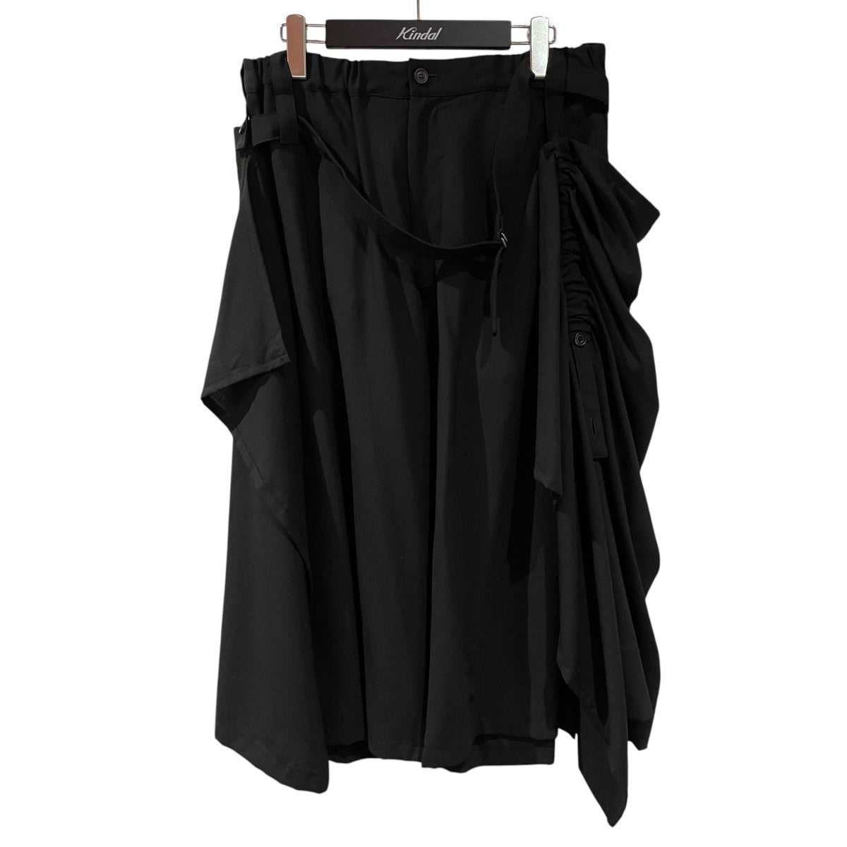 B Yohji Yamamoto 18SSワイドパンツNW-P52-101 古着・中古-1枚目のアイテム画像