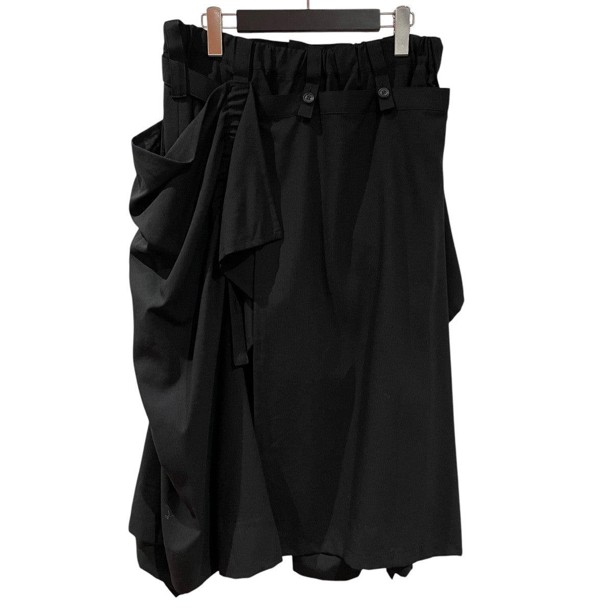 B Yohji Yamamoto 18SSワイドパンツNW-P52-101 古着・中古-2枚目のアイテム画像