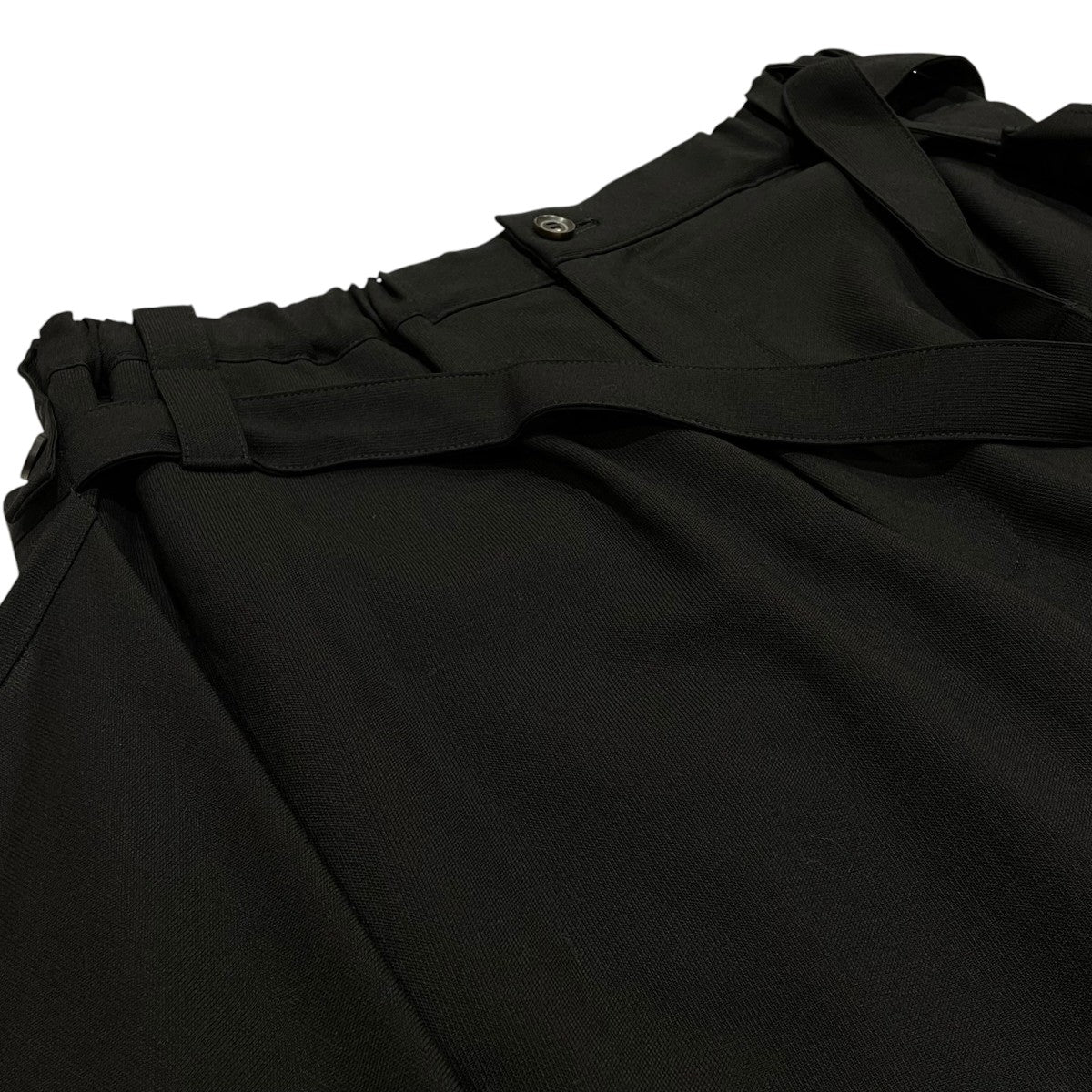 B Yohji Yamamoto 18SSワイドパンツNW-P52-101 古着・中古-3枚目のアイテム画像