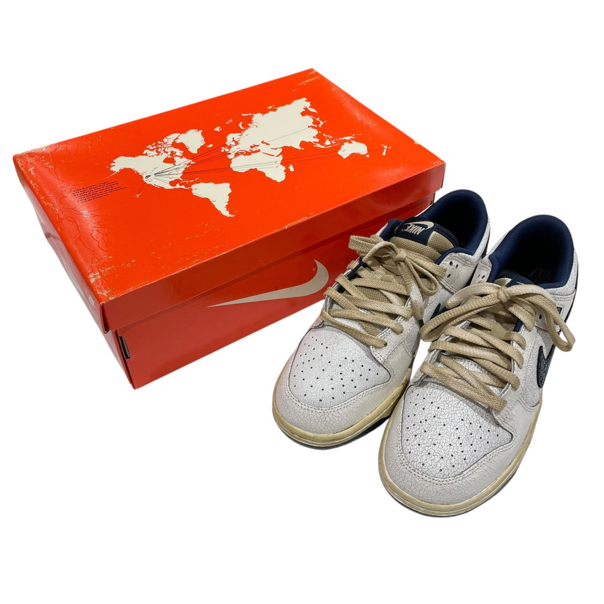 NIKE Dunk Low x Stranger Things ’Phantom and Midnight Navy’ローカットスニーカーIH6766-001 古着・中古-9枚目のアイテム画像