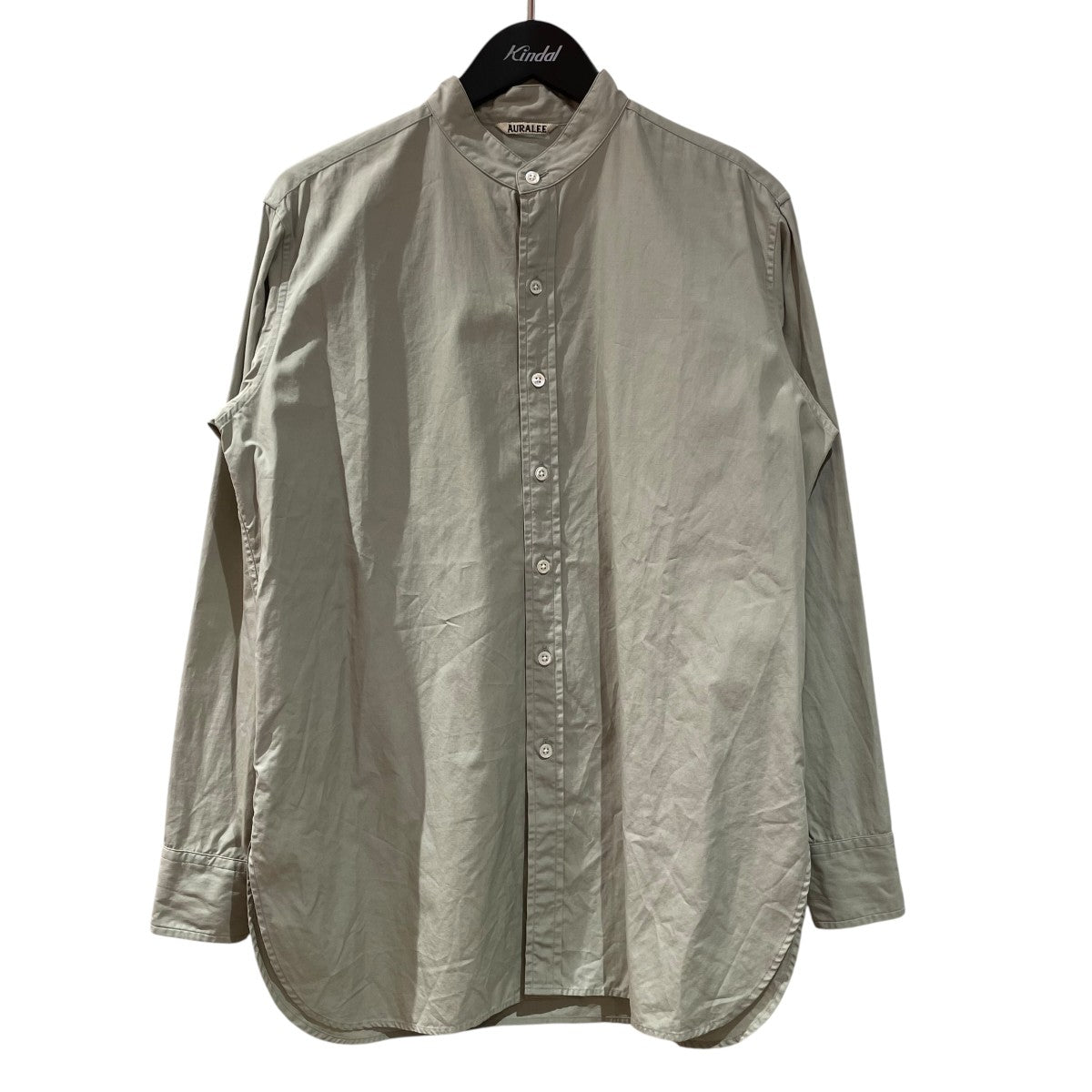 AURALEE バンドカラーシャツ A20SS04TN 日本製 オーラリー AURALEE(オーラリー) バンドカラー長袖シャツA20SS04TN A20SS04TN