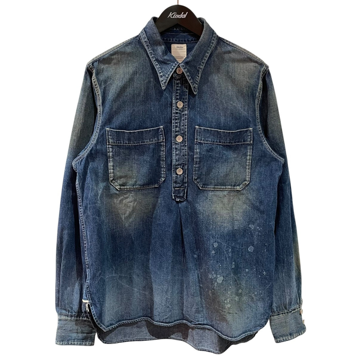 ALPHA P．O． SHIRT L S DRYDENIMデニムシャツ0118205007003