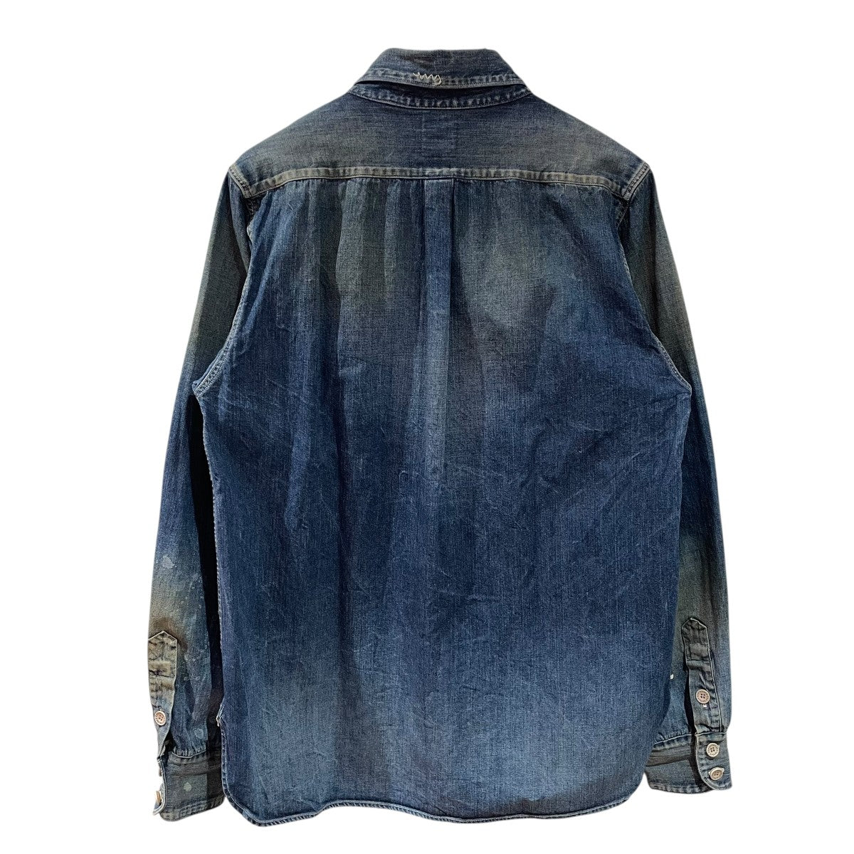 VISVIM(ビズビム) ALPHA P．O． SHIRT L S DRYDENIMデニムシャツ