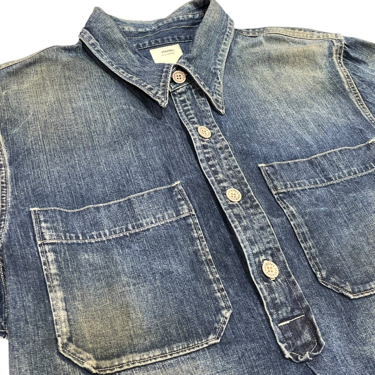 ALPHA P．O． SHIRT L S DRYDENIMデニムシャツ0118205007003