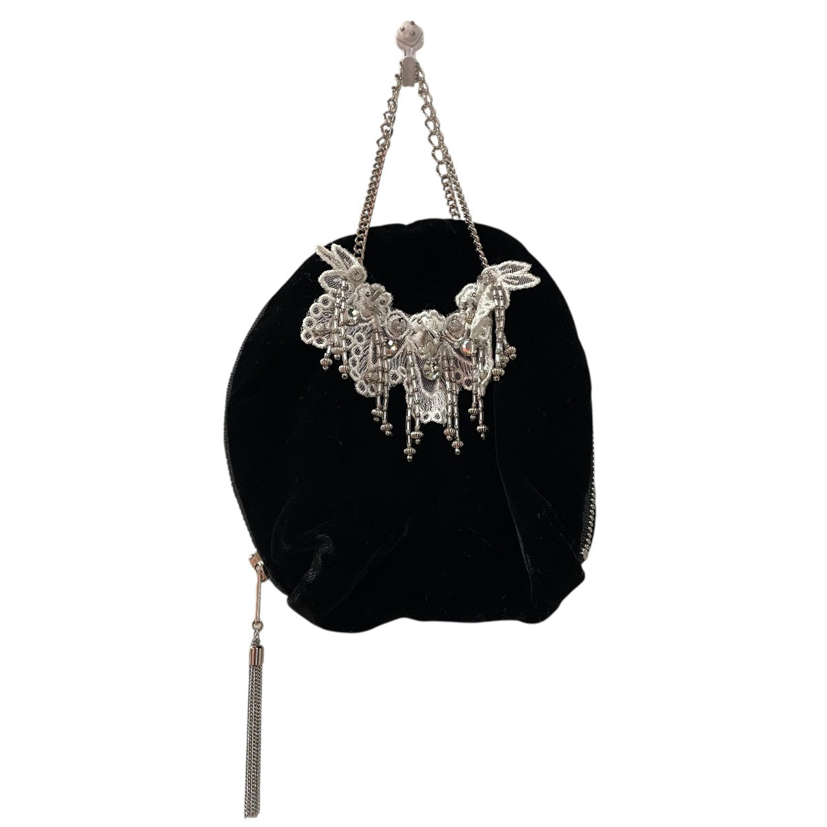 Snow bijou Pouch bagハンドポーチ