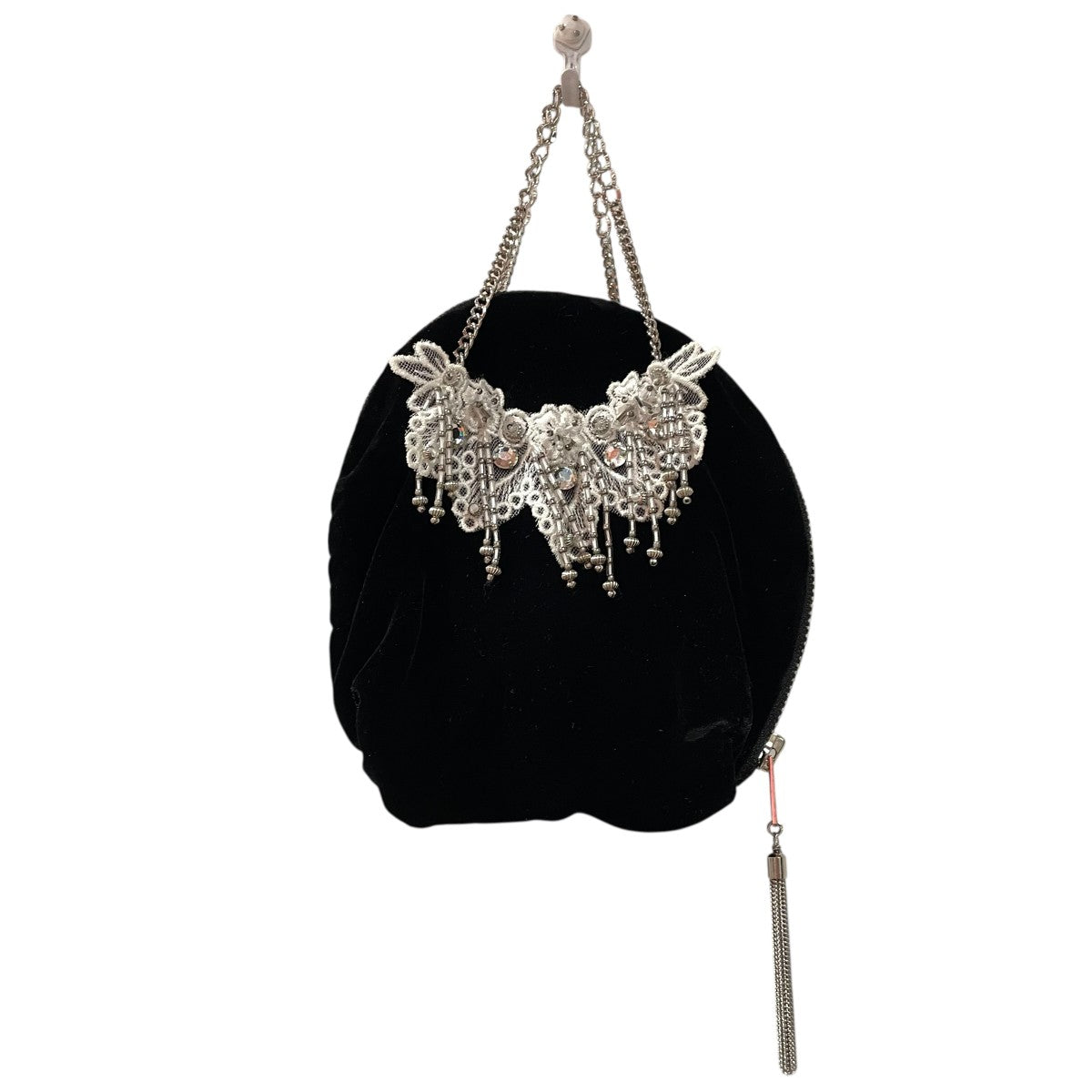 Snow bijou Pouch bagハンドポーチ