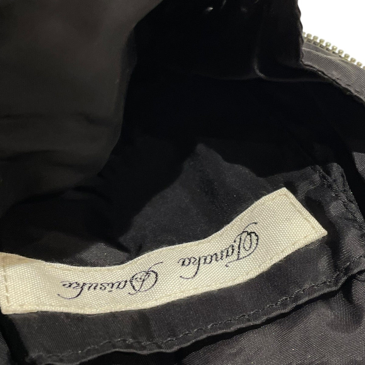 Snow bijou Pouch bagハンドポーチ