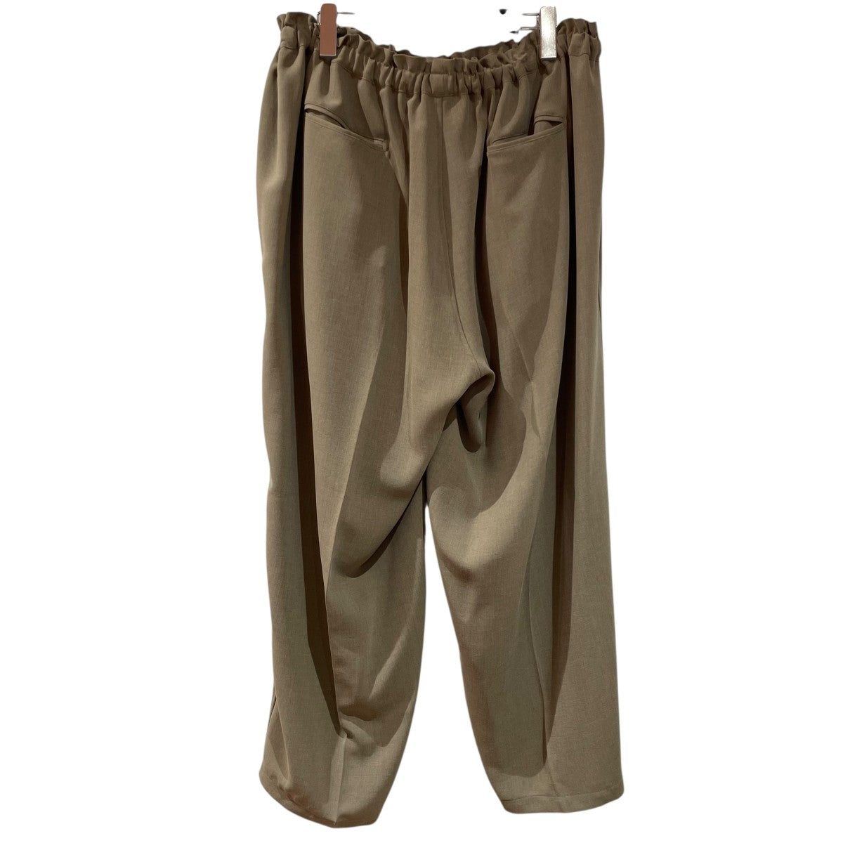 MELANGE TWILL DOUGI PANTS CORKイージースラックスRM241-013