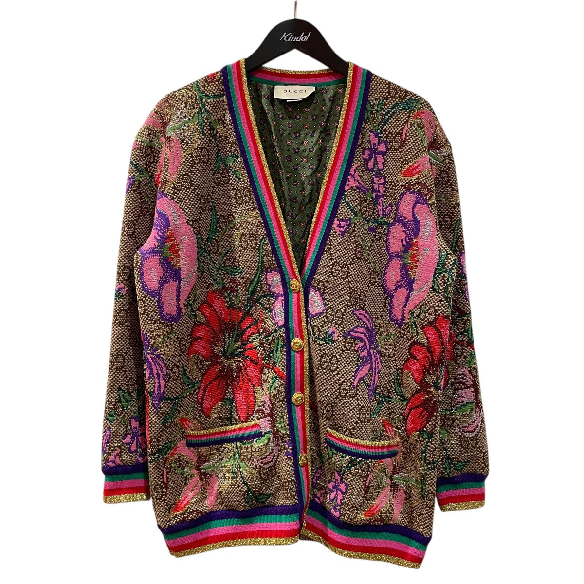 GUCCI(グッチ) カーディガン606080 606080 マルチカラー サイズ S