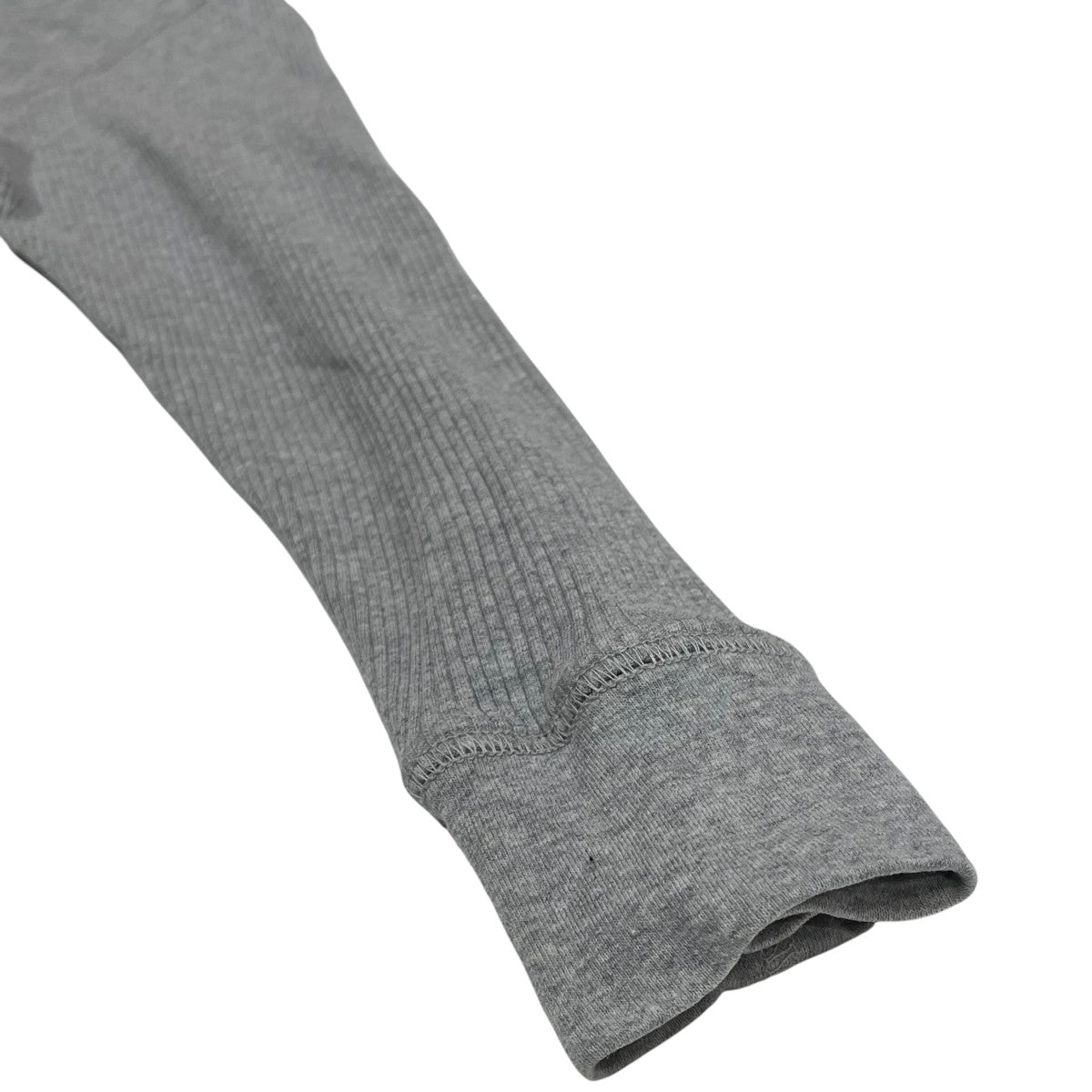 forme クルーネックニット24sp ribcut sew gry 古着・中古-4枚目のアイテム画像