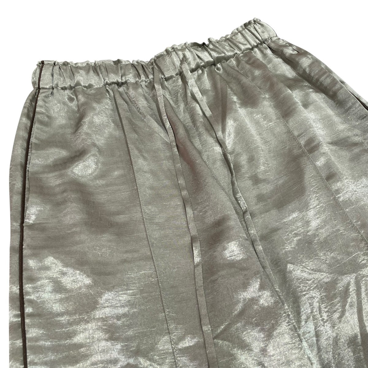anuke Piping Satin Pantsイージーサテンパンツ62510704 古着・中古-3枚目のアイテム画像