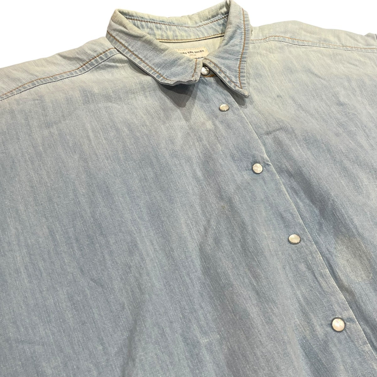 DRIES VAN NOTEN デニムワンピース 古着・中古-3枚目のアイテム画像